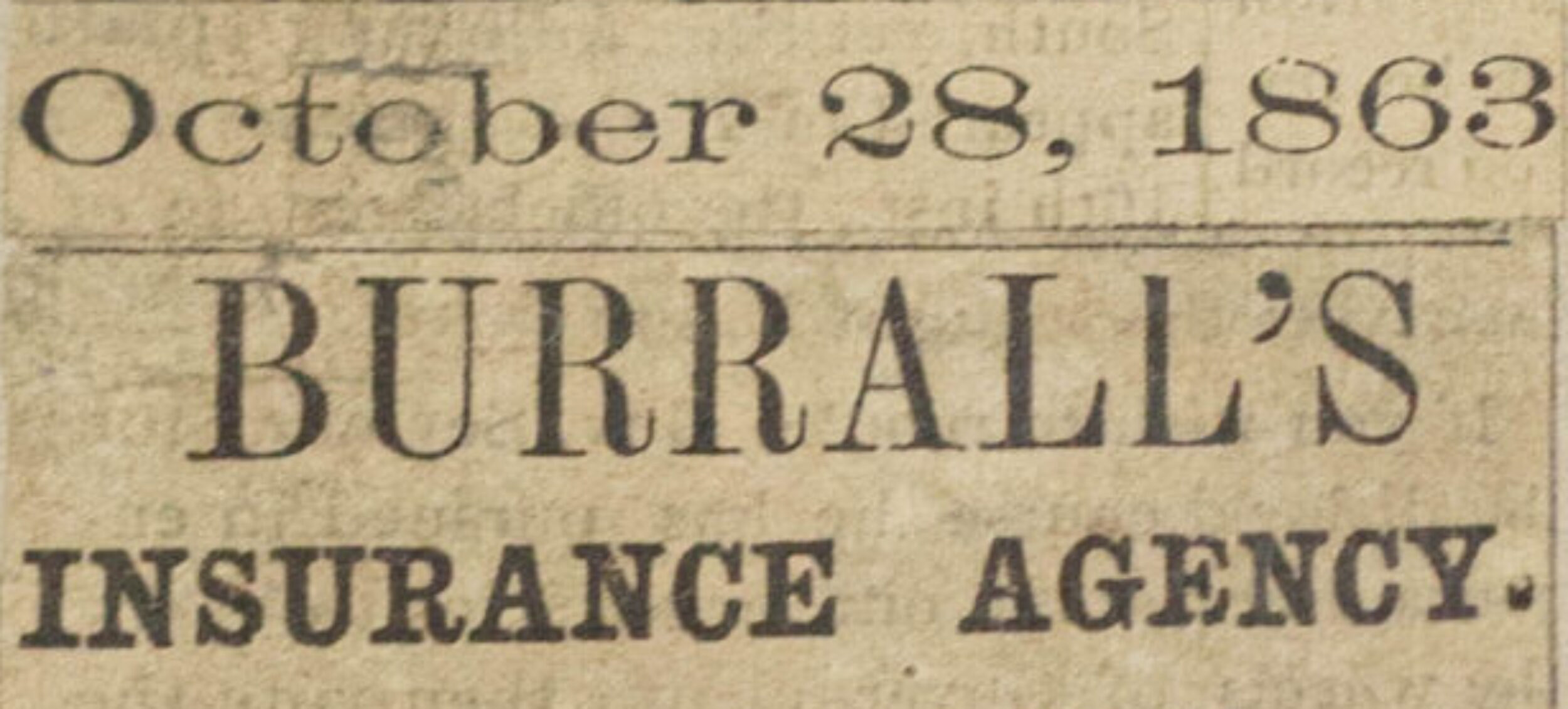 Geneva Courier Newspaper Article - C.S. Burrall and Son Insurance